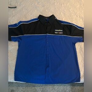 Goodyear NASCAR Racing Full Button Shirt